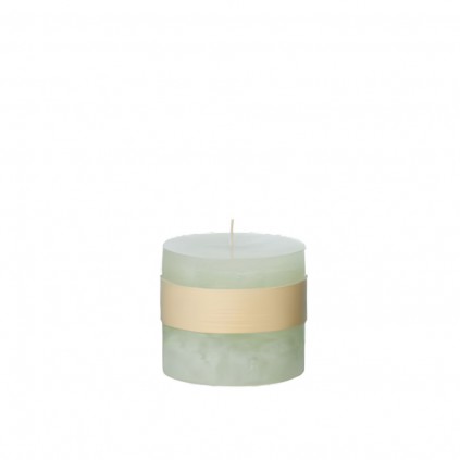 Timber Candle D8x7,5cm | Ocean mist