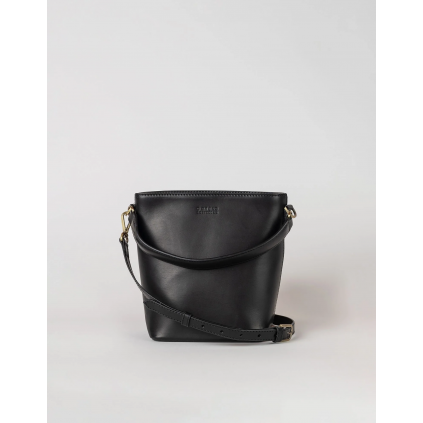 Bobbi Bucket Bag Midi | Classic Leather | Black