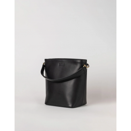 Bobbi Bucket Bag Midi | Classic Leather | Black