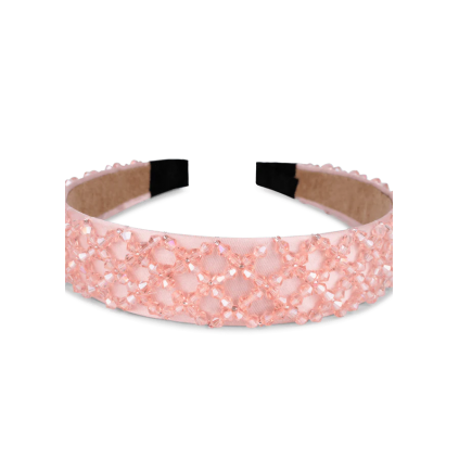 Sandy Crystal Headband | Rose