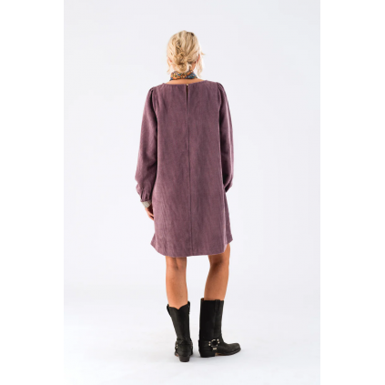 CarlaLL Short Dress LS | Lilac