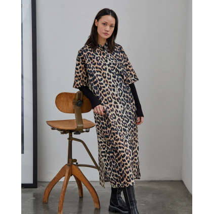 Leonora Shirt Dress | Leopard