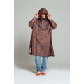 Rain Poncho | Breton Brown Blue