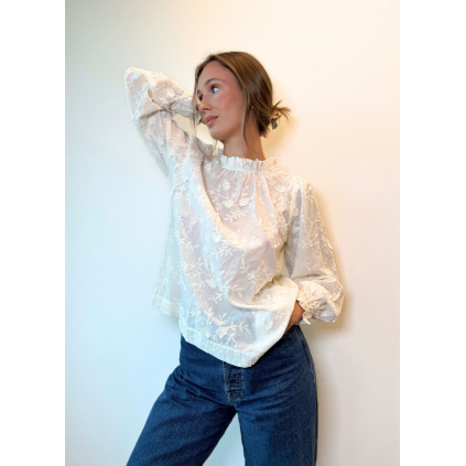 Amrita Blouse | Antique White