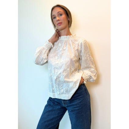 Amrita Blouse | Antique White