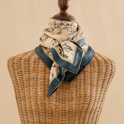 Classical Blue Toile Scarf