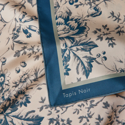 Classical Blue Toile Scarf