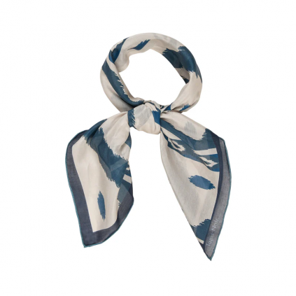 Light Blue Wave Scarf