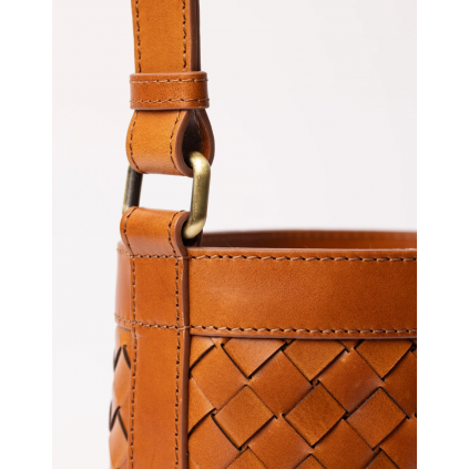 Zola | Woven Classic Leather | Cognac