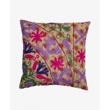 Karma Kantha Suzani Pillow Case (50x50) | 2