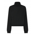 Sally Knit Rollerneck | Black