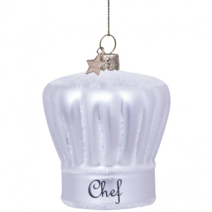 Ornament | Silver Chefs Hat