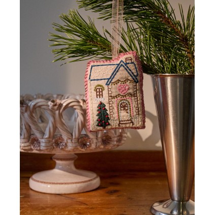 Townhouse Ornament | Pink Boho 7