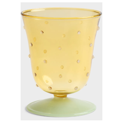 Water Glass | Dot Yellow