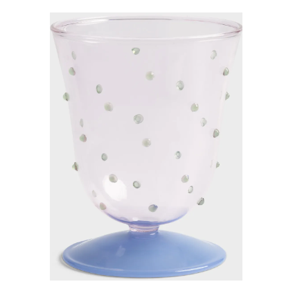 Water Glass | Dot Pink