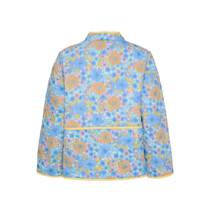 Adriane Quilted Cotton Jacket | Pastel Flower