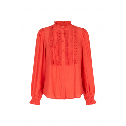 Ariel Shirt LS | Coral