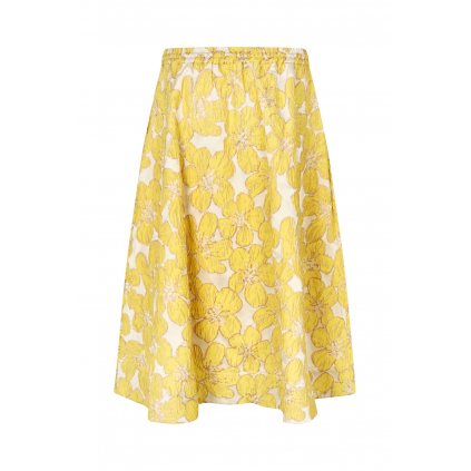 Bristol Midi Skirt | Light Yellow