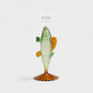 Candle Holder Fish | Green