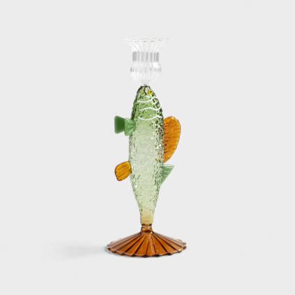 Candle Holder Fish | Green