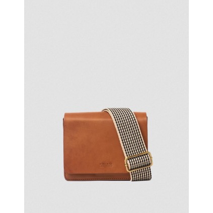 Audrey Mini Classic Leather | Cognac