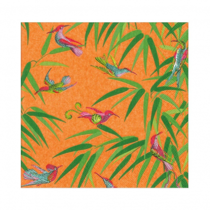 Servietter Lunch | Birds in Paradise Orange